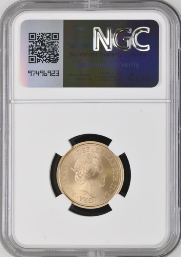 2020 VE Day 75th Anniversary Strike On The Day Sovereign, NGC Graded MS70 Matte - Image 2