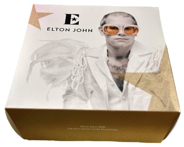 2020 Elton John Music Legends Gold Proof £500 (Five Ounce) Coin. NGC Graded PF70 Ultra Cameo - Image 4