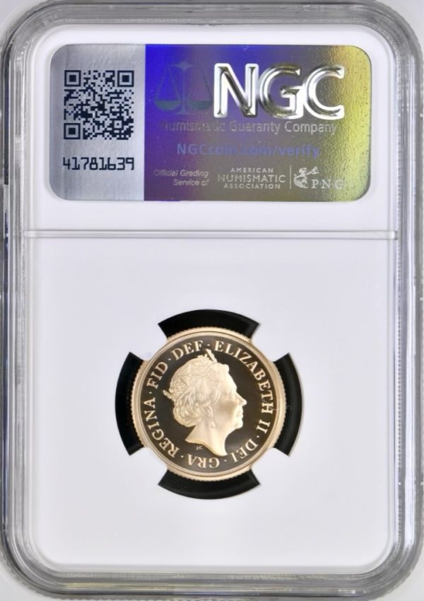 2018 Gold Proof Sovereign, NGC Graded PF70 Ultra Cameo - Image 2