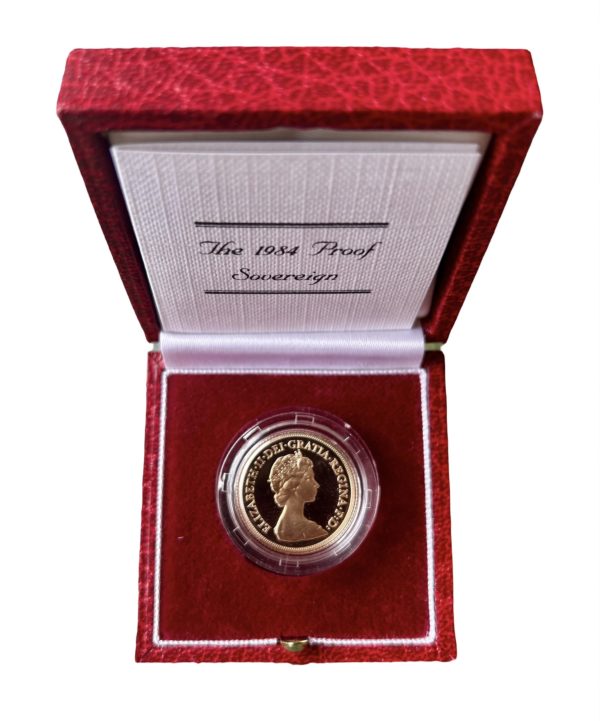 1984 Gold Proof Sovereign - Image 2