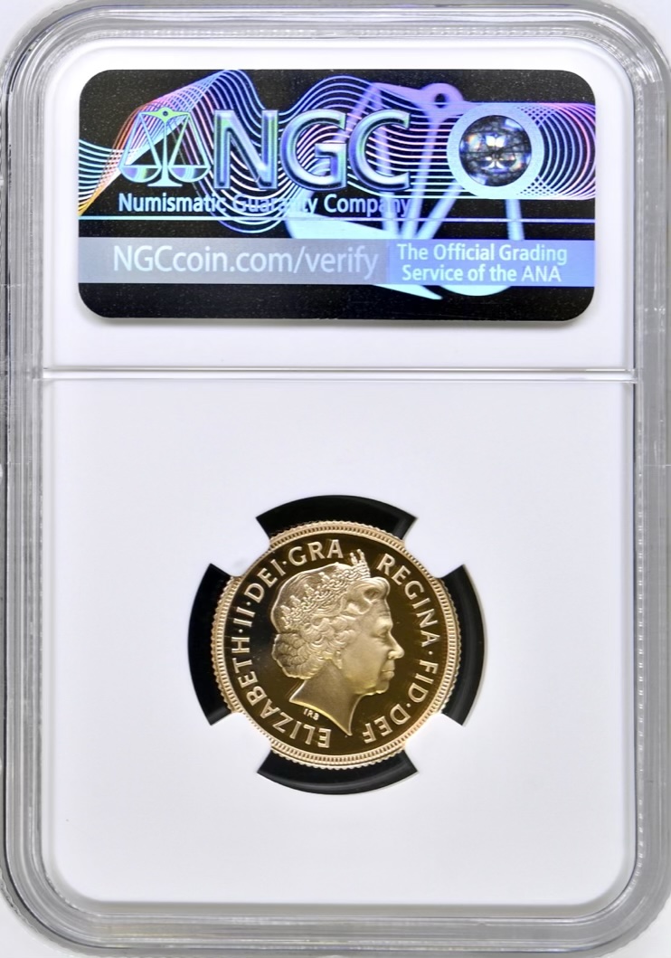 1998 Gold Proof Sovereign, NGC Graded PF70 Ultra Cameo - Image 2