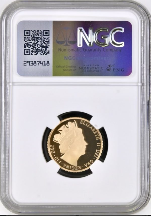 2016 Gold Proof Sovereign, NGC Graded PF69 Ultra Cameo - Image 2