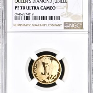2012 Gold Proof Half Sovereign (1/2) NGC Graded PF70 Ultra Cameo