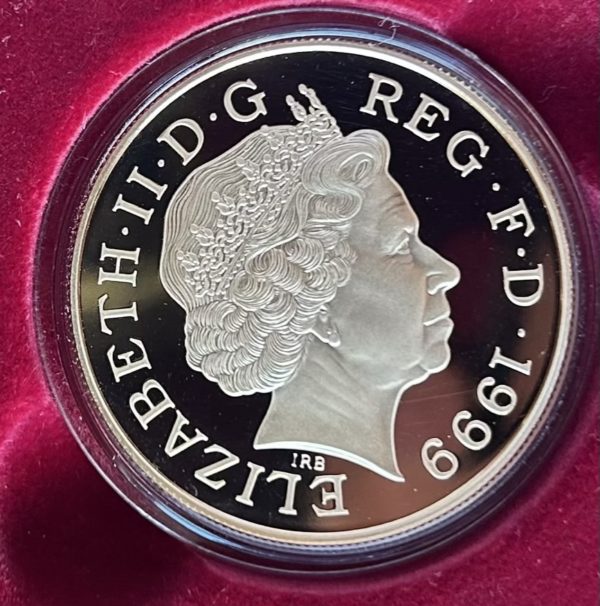 Princess Diana 1999 Gold Proof Five Pound Crown (£5) - Image 6