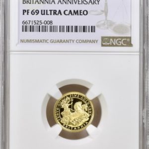 1997 Gold Proof £10 Britannia Anniversary (1/10th ounce coin) NGC PF69 Ultra Cameo