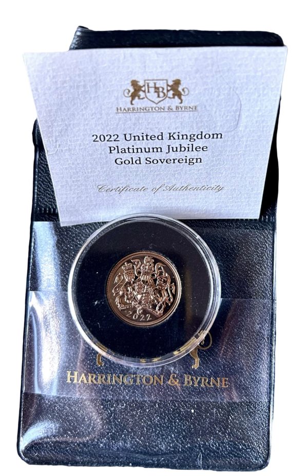 2022 Gold Sovereign, Queen Elizabeth II Platinum Jubilee - Image 3