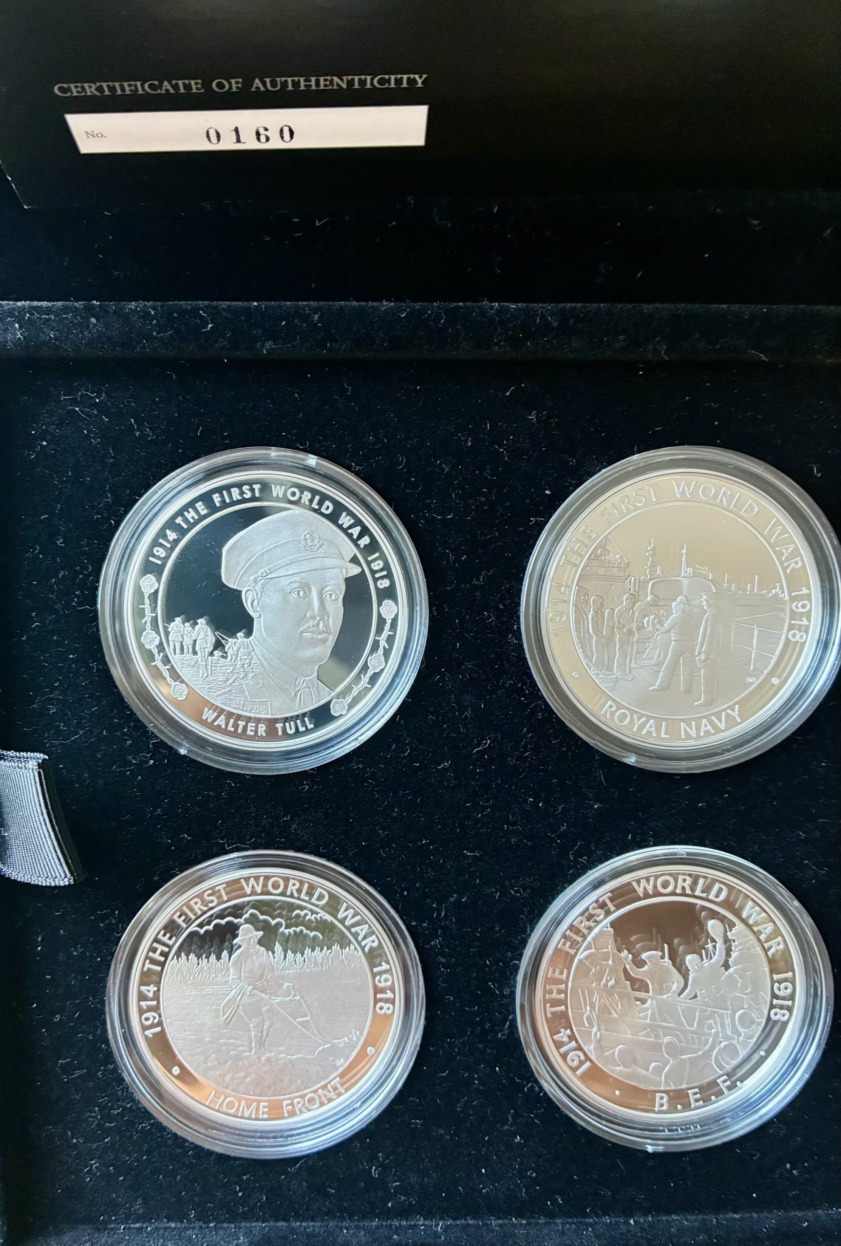 2014 Silver Proof 100th Anniversary Of The First World War Coin Set - Image 2