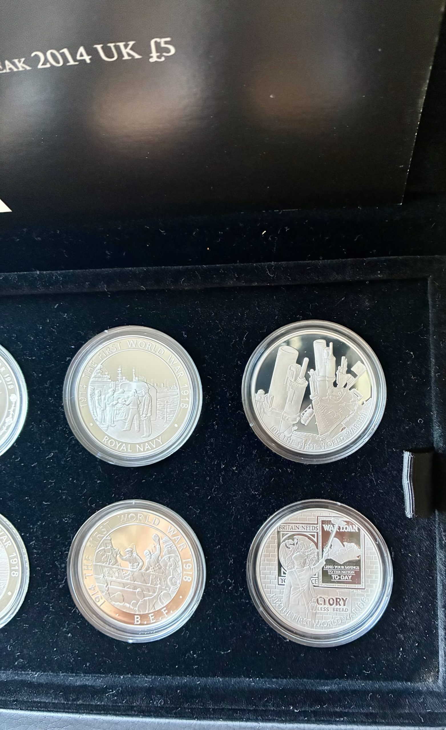 2014 Silver Proof 100th Anniversary Of The First World War Coin Set - Image 3