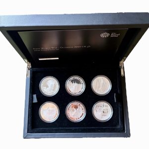 2014 Silver Proof 100th Anniversary Of The First World War Coin Set