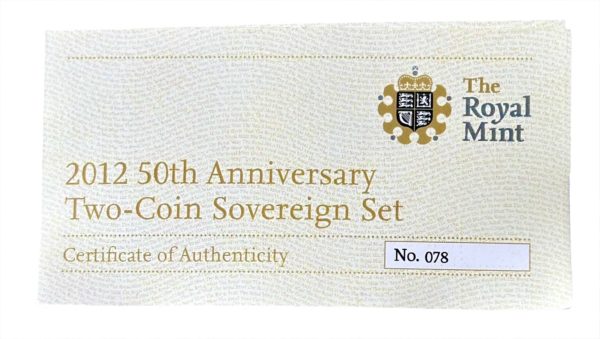 2012 Gold Sovereign Set, Queen Elizabeth II 50th Anniversary - Image 4