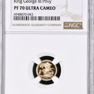 2018 Gold Proof Quarter Sovereign (1/4Sov), NGC Graded PF70 Ultra Cameo
