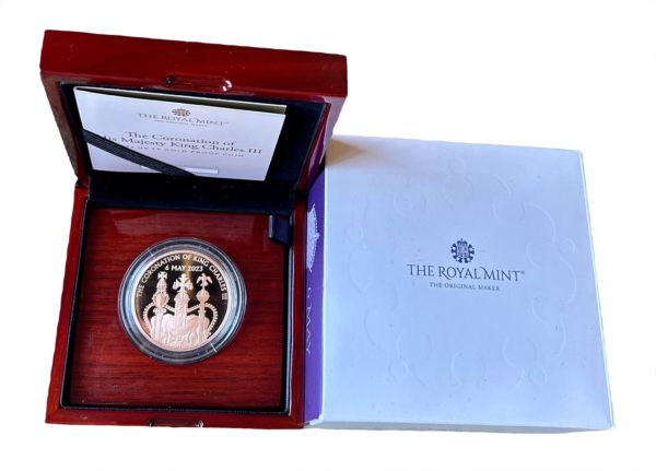 2023 Gold Proof Five Pound Coin (£5) The Coronation of His Majesty King Charles III