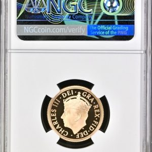 2023 Gold Proof Sovereign, NGC Graded PF70 Ultra Cameo First Releases, King Charles III Coronation