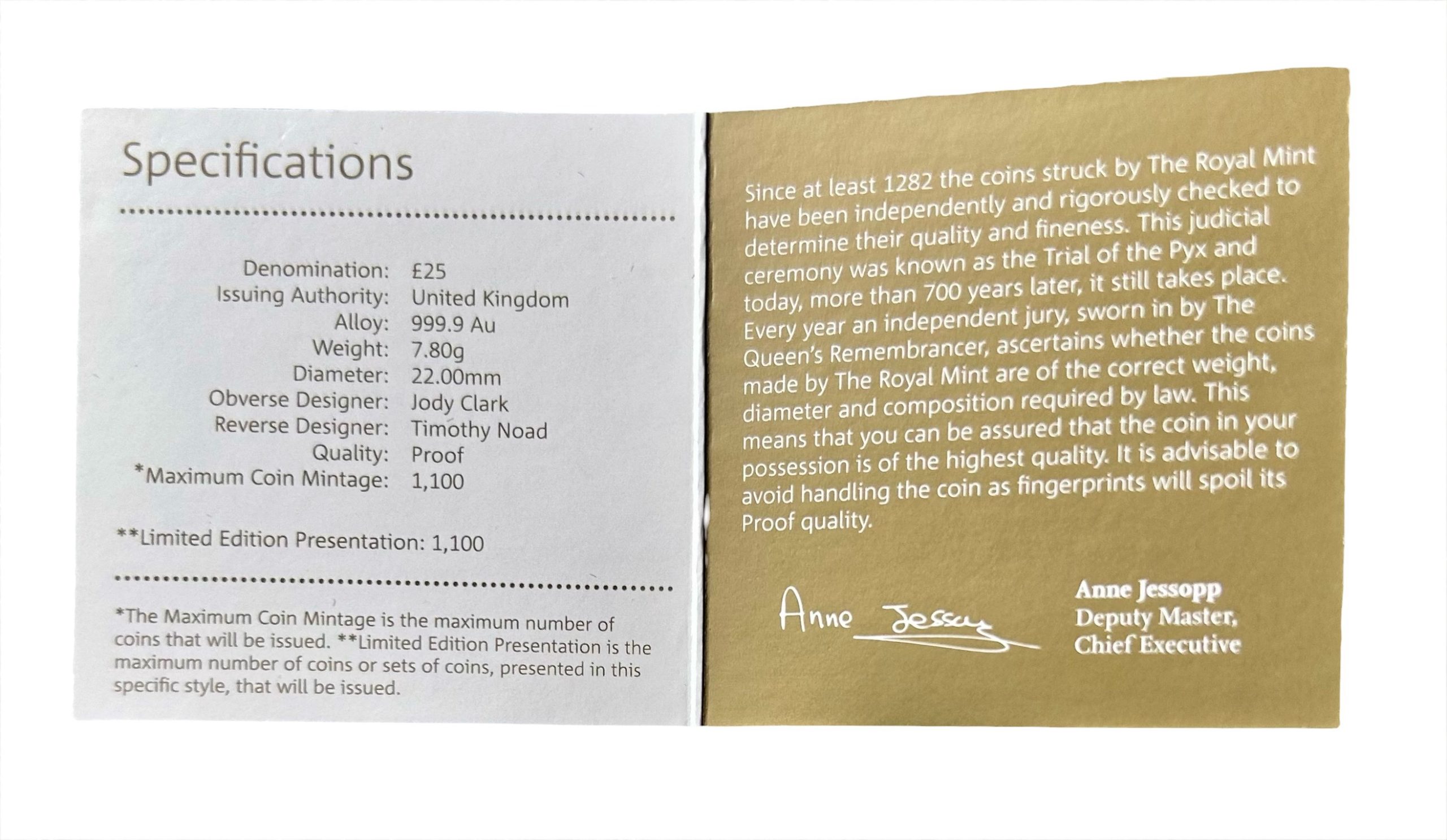 2018 Gold Proof £25 Four Generations Of Royalty - Image 4