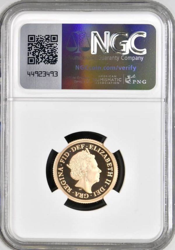 2021 Gold Proof Sovereign NGC Top Grade PF70 Ultra Cameo - Image 2