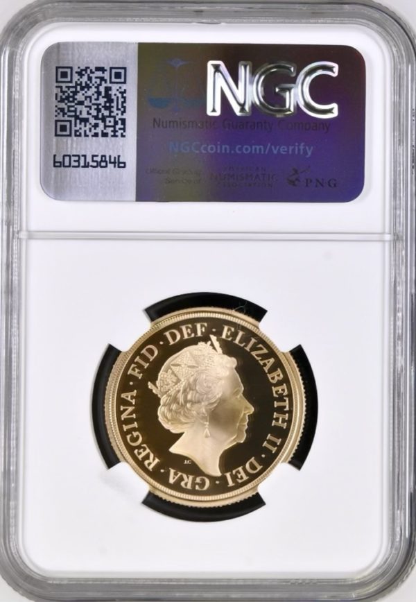 2018 Gold Proof Double Sovereign (£2), NGC Graded PF70 Ultra Cameo - Image 2