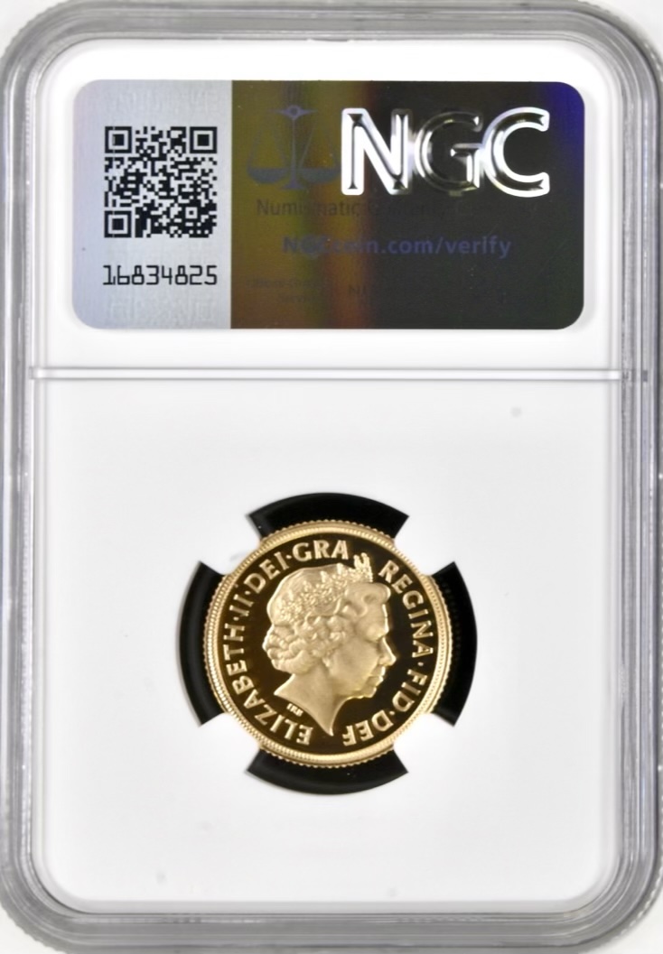 2008 Gold Proof Sovereign, NGC PF70 Ultra Cameo - Image 2
