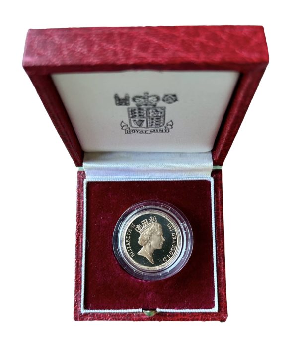 1985 Gold Proof Sovereign - Image 3