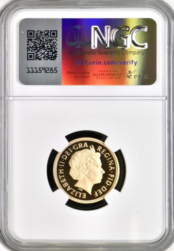 2010 Gold Proof Sovereign NGC Graded PF70 Ultra Cameo - Image 2