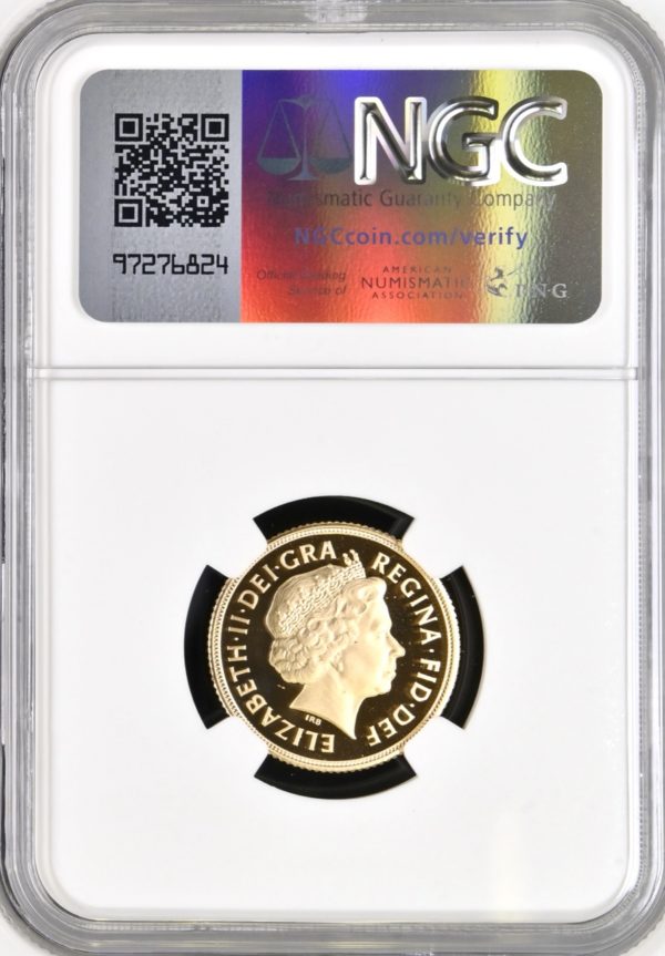 2007 Gold Proof Sovereign NGC PF70 Ultra Cameo - Image 2