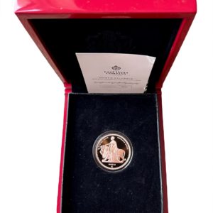 2019 Una And The Lion Gold Proof Five Pounds (£5)