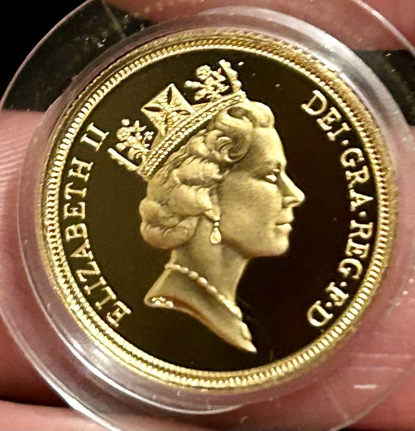 1994 Gold Proof Sovereign - Image 3