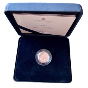 D Day 80th Anniversary Gold Sovereign Struck on 6 June 2024