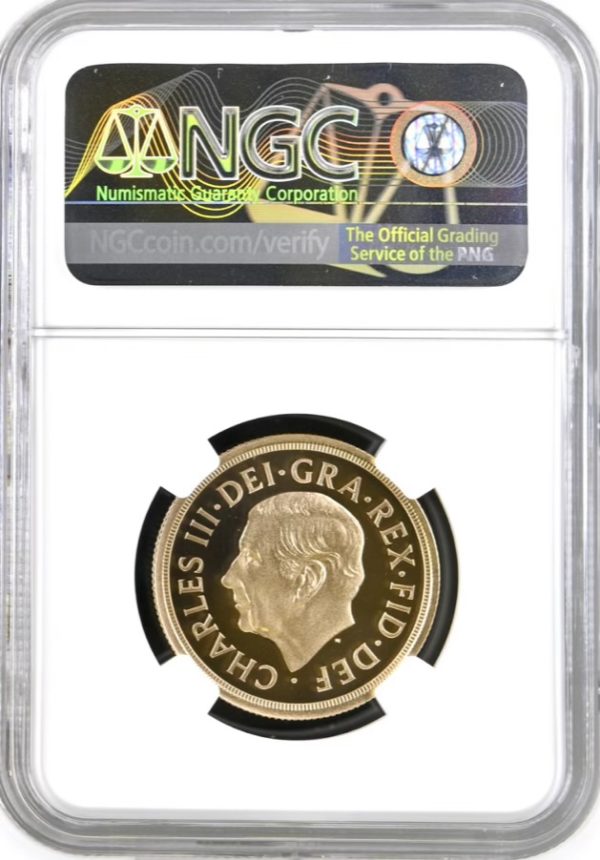 2024 Gold Proof Double Sovereign (Two pounds / £2) George and Dragon. NGC Graded PF70 Ultra Cameo - Image 2