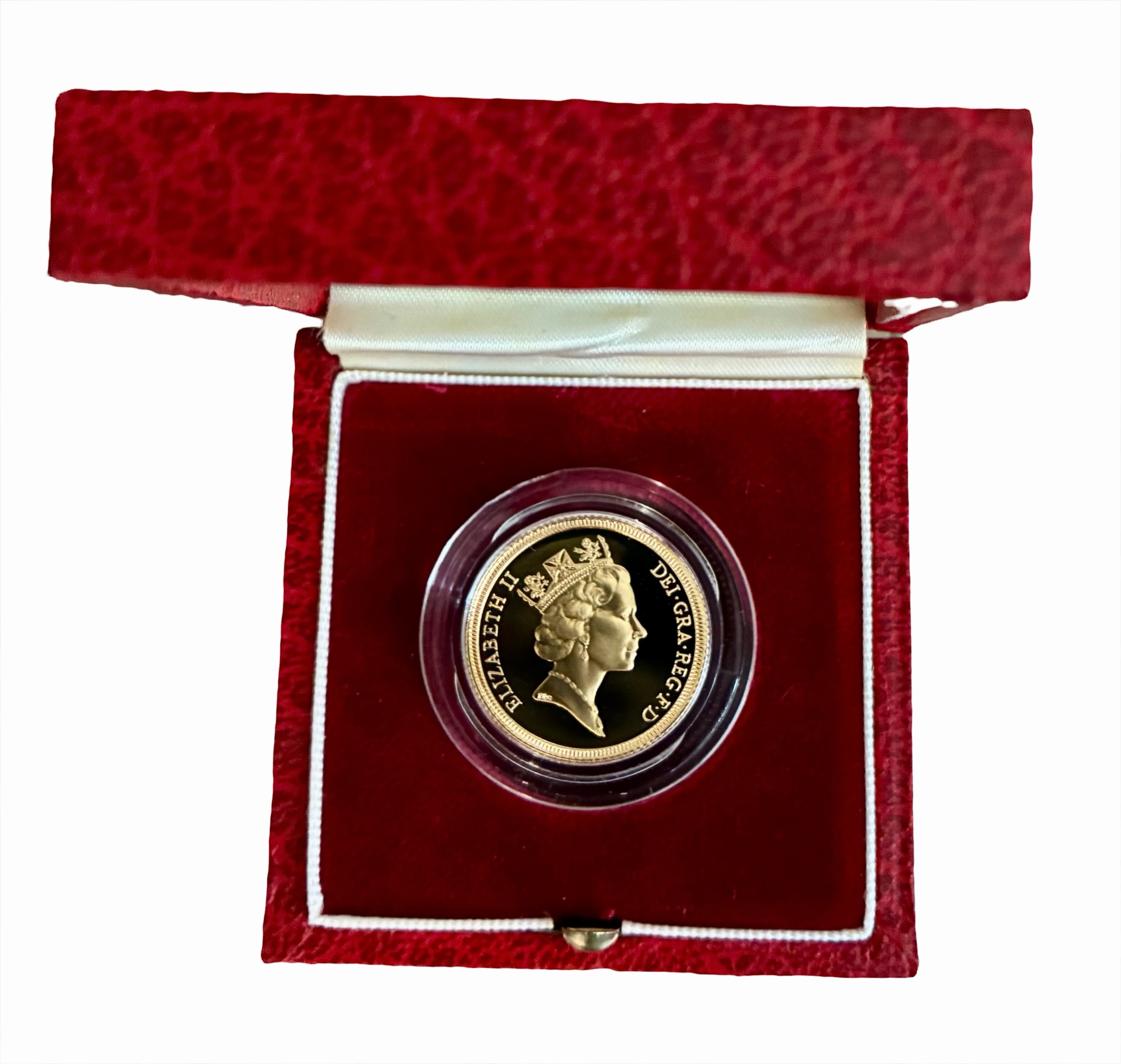 1986 Gold Proof Sovereign - Image 2