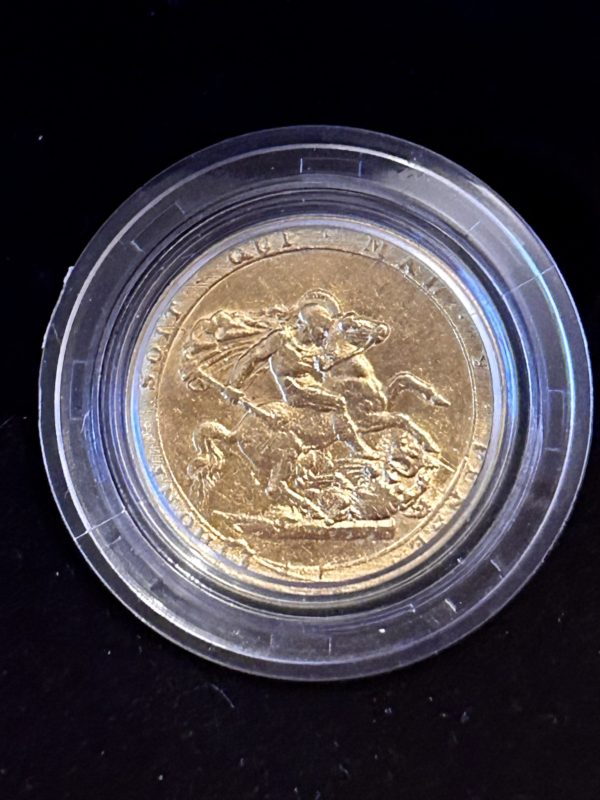 1820 Gold Sovereign, Closed 2, King George III. Royal Mint Presentation Issue. - Image 2