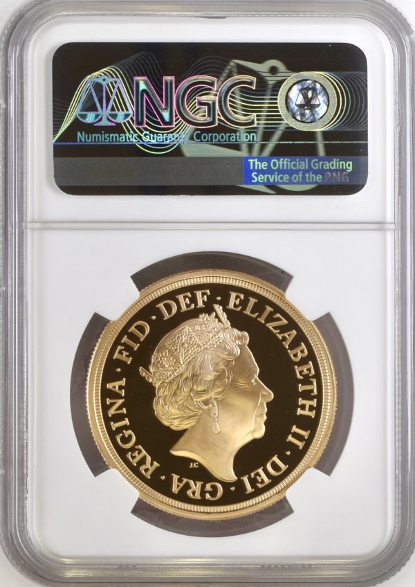 2021 Gold Proof Five Pounds Sovereign, (£5) George And Dragon, NGC Graded PF70 Ultra Cameo - Image 2