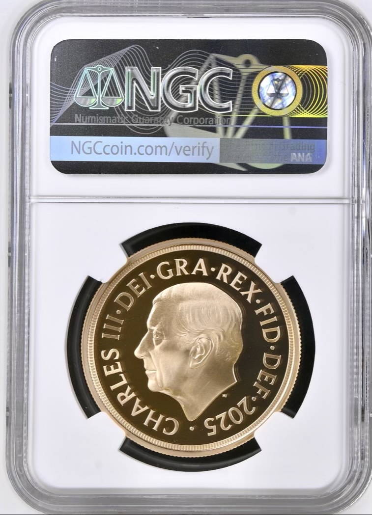 2025 Gold Proof Five Coin Sovereign Set - Royal Arms - NGC Graded PF70 Ultra Cameo - Image 4