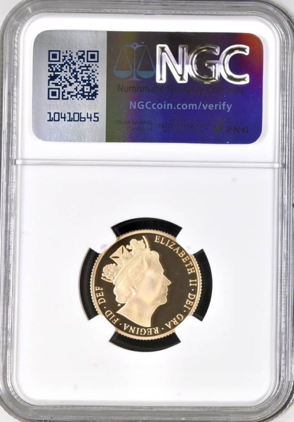 2016 Gold Proof Sovereign, NGC Graded PF70 Ultra Cameo - Image 2