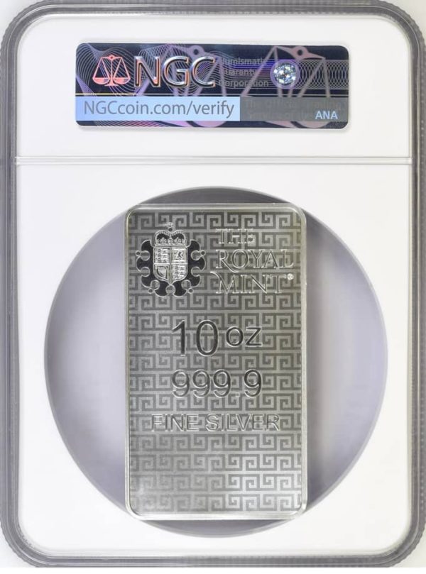 Three Graces Silver Bar 
10 Ounce NGC Graded MS69 - Image 3