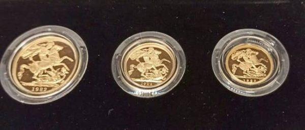 1982 Gold Proof Four Coin Sovereign Set - Image 5