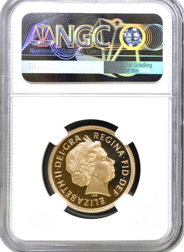 2012 Gold Proof Double Sovereign (£2, 2Sov) NGC Graded PF70 Ultra Cameo - Image 2