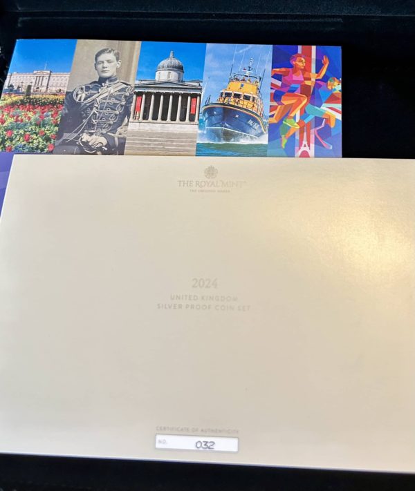 2024 Silver Proof Coin Set, King Charles III Limited Edition 500 sets. Includes 2024 Definitive Set. - Image 6