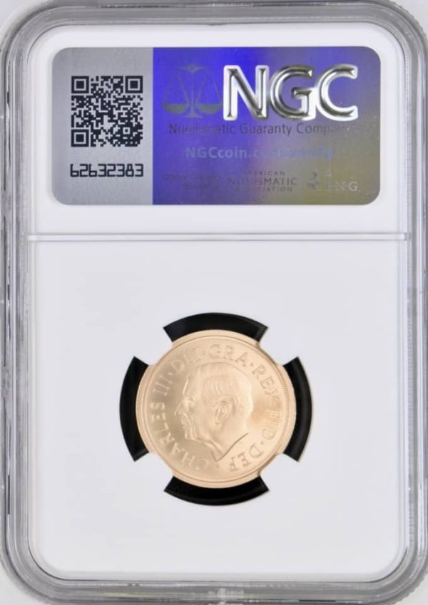 2024 D Day 80th Anniversary Gold Sovereign Struck on 6th June 2024, NGC Graded MS70 Matte - Image 2