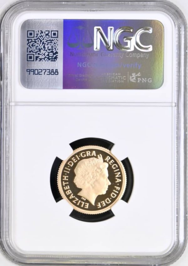 2013 Gold Proof Sovereign, NGC Graded PF70 Ultra Cameo - Image 2