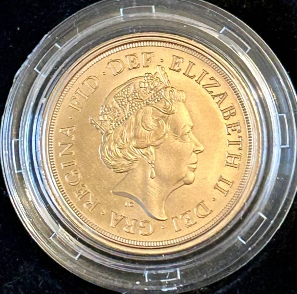 2020 Gold Sovereign, EU Withdrawal (Brexit). Strike On The Day, Brilliant Uncirculated Matte - Image 3