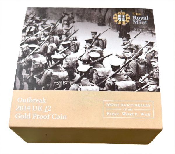 2014 Gold Proof 2 Pounds (£2), 100th Anniversary Of The First World War - Lord Kitchener - Image 3