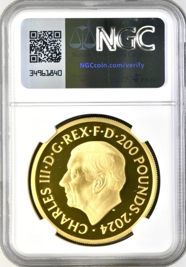 2024 Waterloo Medal - Allied Leaders, £200 Great Engravers Gold Proof Two Ounce Coin. NGC Graded PF69 Ultra Cameo - Image 2
