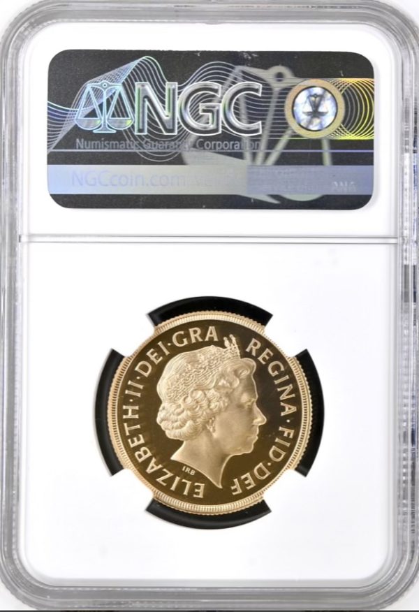 2002 Gold Proof Double Sovereign (£2), NGC Graded PF70 Ultra Cameo - Image 2