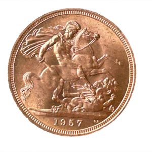 1957 Gold Sovereign