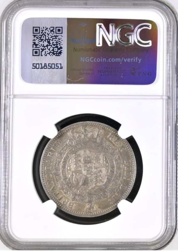 1817 Halfcrown, S over I in Pence. (S/I) NGC Graded - Image 2