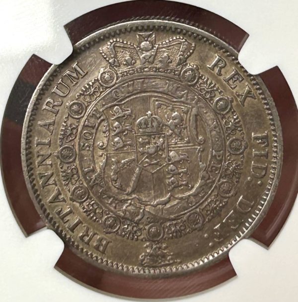 1817 Halfcrown, S over I in Pence. (S/I) NGC Graded - Image 4