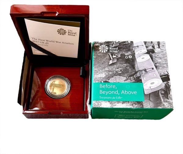 2017 Gold Proof 2 Pounds (£2), First World War Aviation