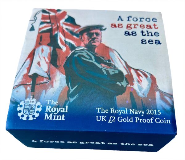 2015 Gold Proof Two Pounds (£2), First World War - The Navy - Image 4