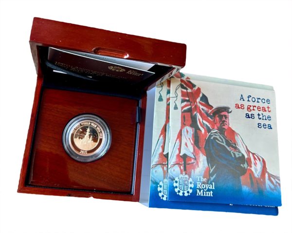 2015 Gold Proof Two Pounds (£2), First World War - The Navy - Image 2