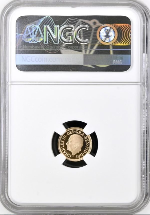 2022 Memorial Gold Proof Quarter Sovereign. NGC Graded PF70 Ultra Cameo - Image 2
